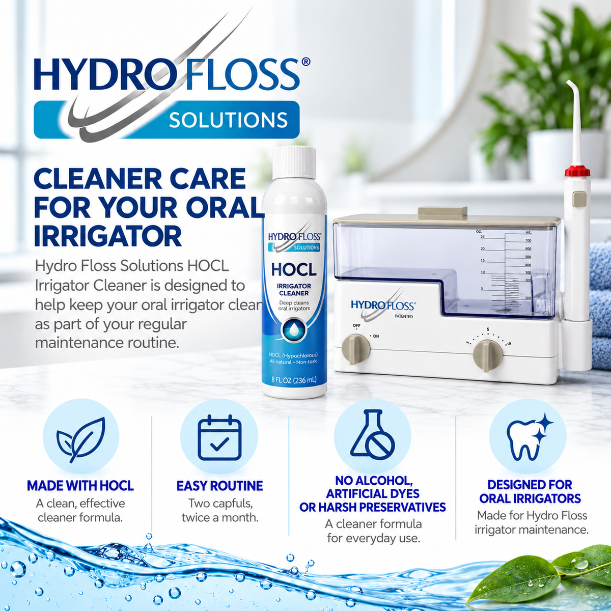 HOCL Irrigator Cleaner