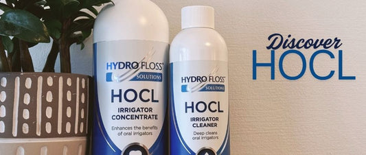 Natural Gum Disease Prevention with Hydro Floss Solutions HOCL Irrigator Concentrate