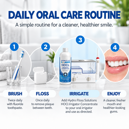 Hydro Floss Solutions HOCl Oral Irrigator Concentrate