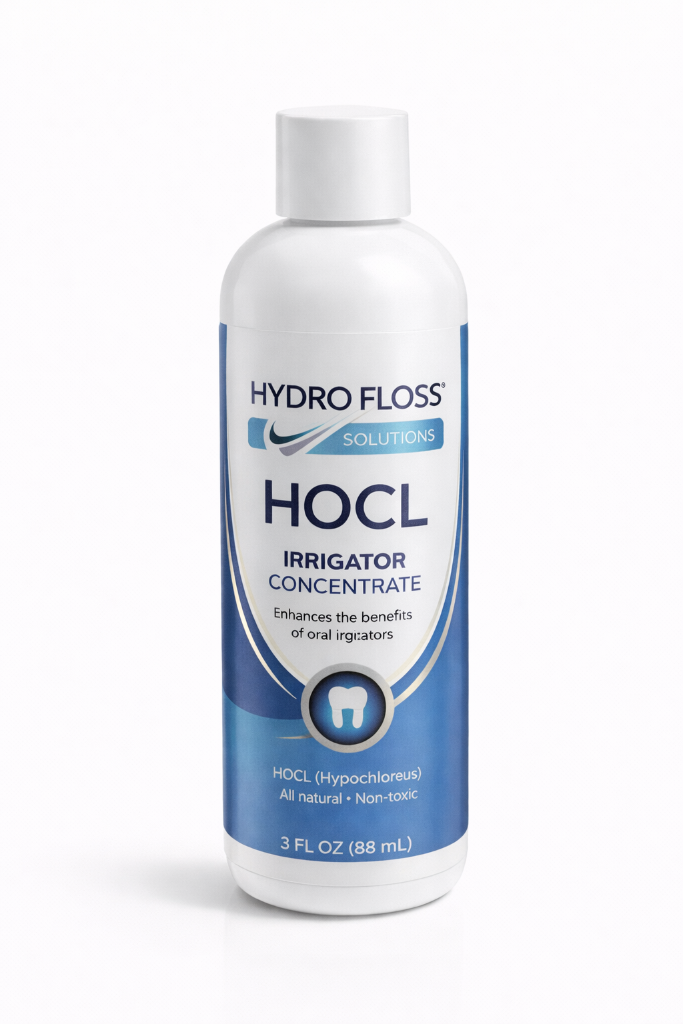 evenflo vs hydroxyurea Hydro Floss Solutions HOCL Irrigator Concentrate