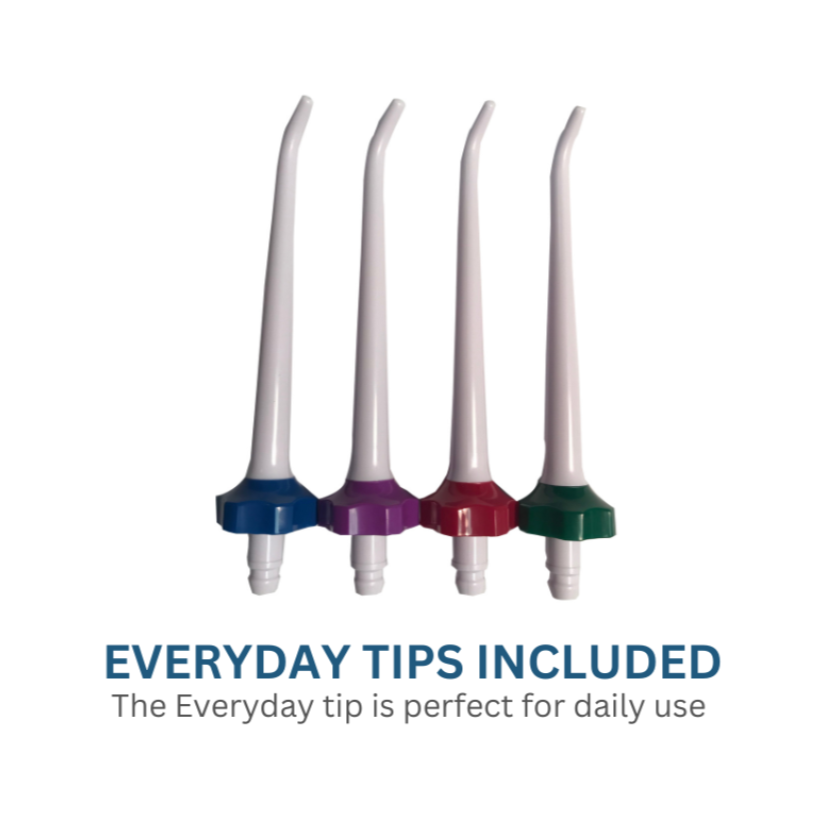 EveryDay Tips for Hydro Floss® packaged with unit