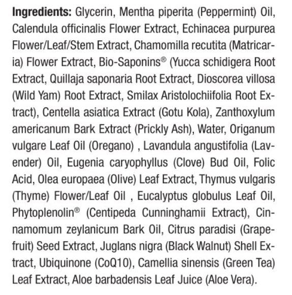 PerioBrite Cleanse ingredients
